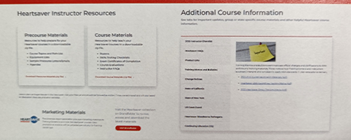 ■Heartsaver Instructor Resources